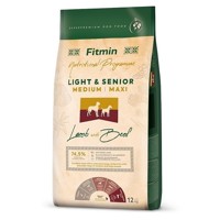 Fitmin MediumMaxi Light Senior Lamb Beef krmivo pre psy 12kg