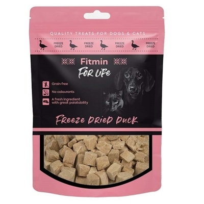 Fitmin Dog &amp; Cat For Life Mrazom sušená kačka 30 g