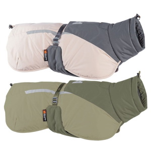 Non-stop dogwear Kabátik Glacier 3.0 (šedý, zelený) (Zelený)